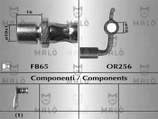 MALO 80861 Гальмівний шланг