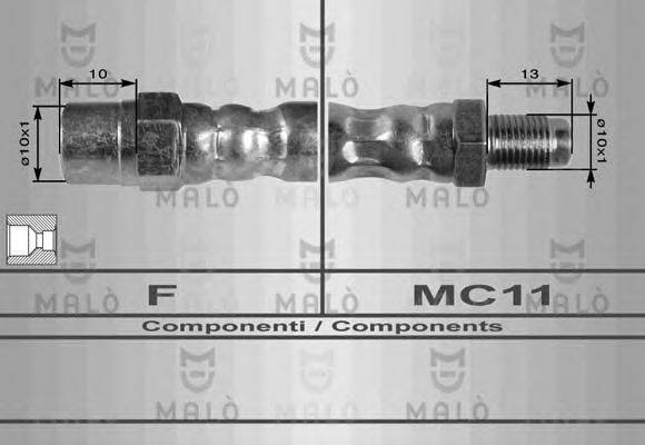 MALO 8178 Гальмівний шланг