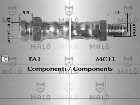 MALO 8325 Гальмівний шланг
