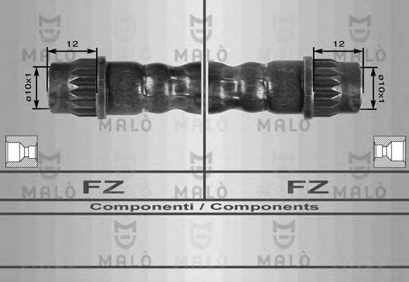 MALO 8446 Гальмівний шланг