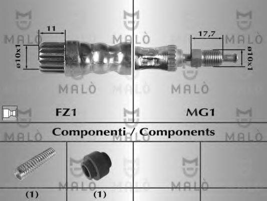 MALO 8534 Гальмівний шланг