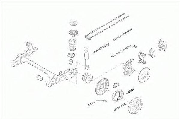 SACHS OPELASTRARS027 Рульове управління; Підвіска колеса