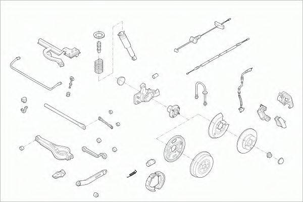 SACHS FORDMONDERS012 Рульове управління; Підвіска колеса