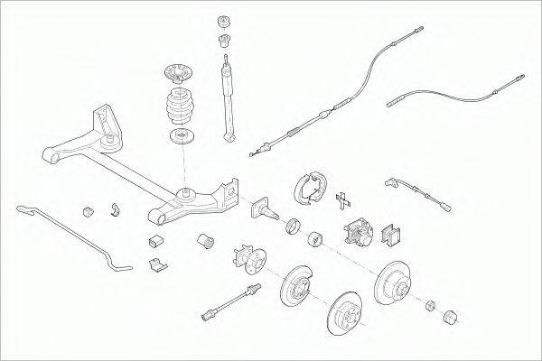 SACHS OPELVECTRRS005 Рульове управління; Підвіска колеса