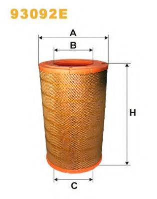 WIX FILTERS 93092E Повітряний фільтр