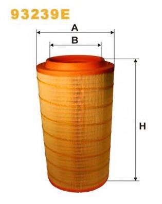 WIX FILTERS 93239E Повітряний фільтр