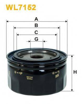 WIX FILTERS WL7152 Масляний фільтр