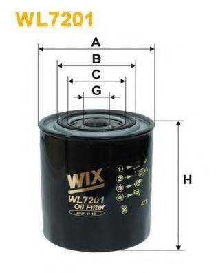 WIX FILTERS WL7201 Масляний фільтр