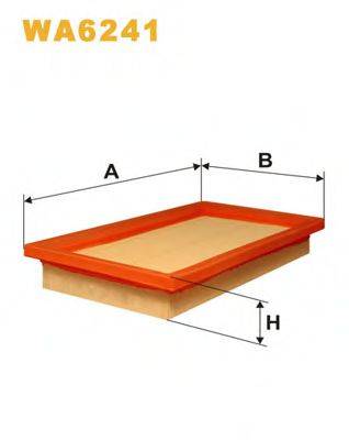WIX FILTERS WA6241 Повітряний фільтр