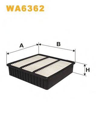 WIX FILTERS WA6362 Повітряний фільтр