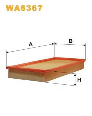 WIX FILTERS WA6367 Повітряний фільтр