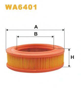 WIX FILTERS WA6401 Повітряний фільтр