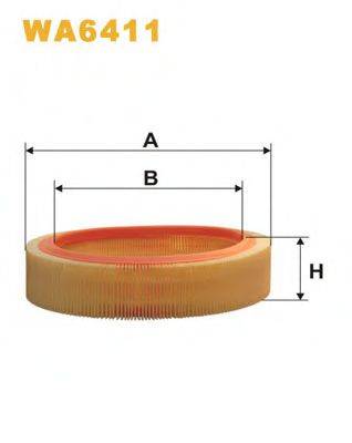 WIX FILTERS WA6411 Повітряний фільтр