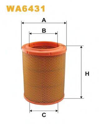 WIX FILTERS WA6431 Повітряний фільтр