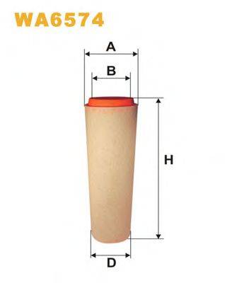 WIX FILTERS WA6574 Повітряний фільтр