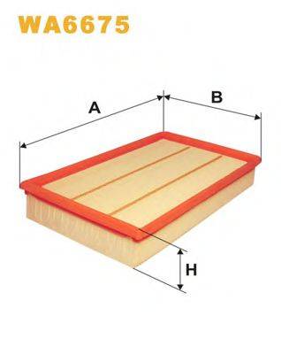 WIX FILTERS WA6675 Повітряний фільтр
