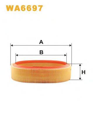 WIX FILTERS WA6697 Повітряний фільтр