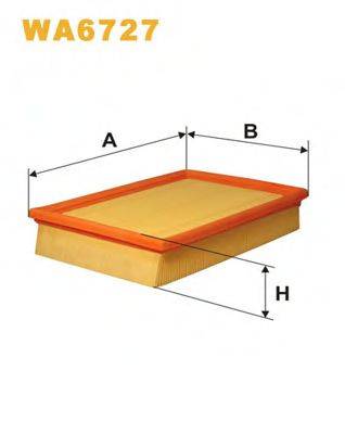 WIX FILTERS WA6727 Повітряний фільтр