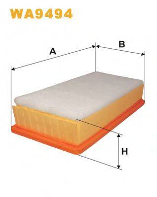 WIX FILTERS WA9494 Повітряний фільтр