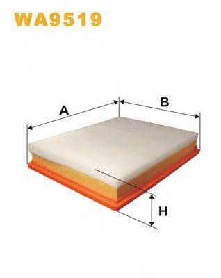 WIX FILTERS WA9519 Повітряний фільтр