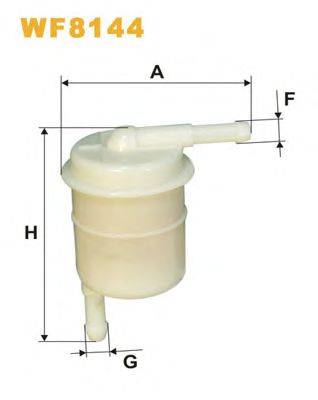 WIX FILTERS WF8144 Паливний фільтр