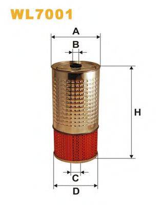 WIX FILTERS WL7001 Масляний фільтр