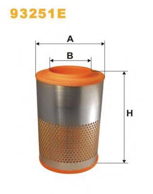 WIX FILTERS 93251E Повітряний фільтр