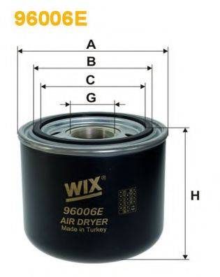 WIX FILTERS 96006E Осушувач повітря, пневматична система