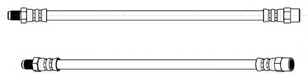 CEF 510129 Гальмівний шланг