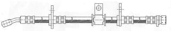 CEF 511756 Гальмівний шланг