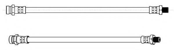 CEF 512958 Гальмівний шланг