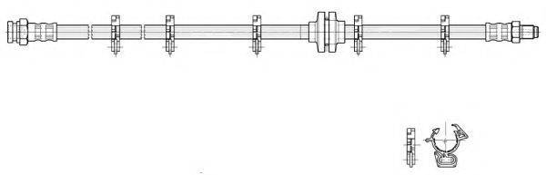 CEF 516938 Гальмівний шланг