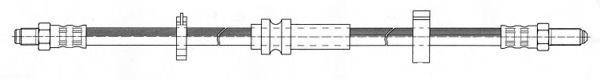 CEF 517070 Гальмівний шланг