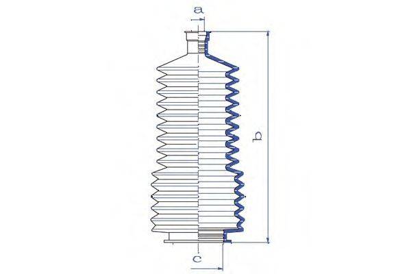 DA SILVA K5270 Пильовик, рульове управління