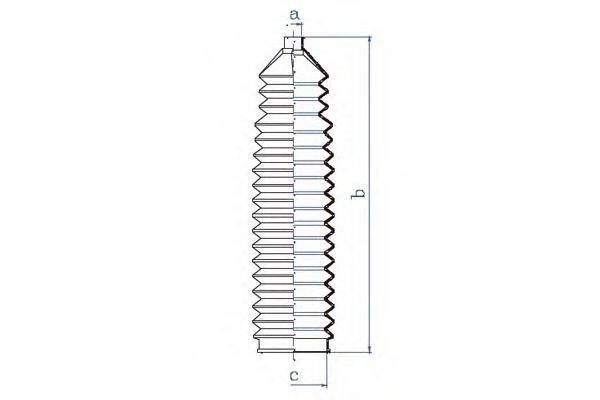 DA SILVA K5273 Пильовик, рульове управління