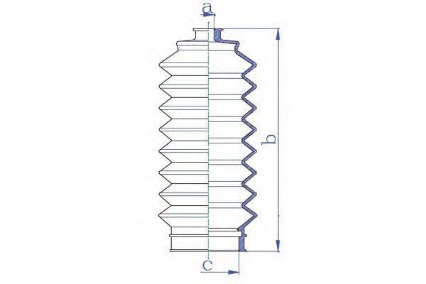 DA SILVA K5303 Пильовик, рульове управління