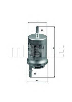 KNECHT KL1766D Паливний фільтр