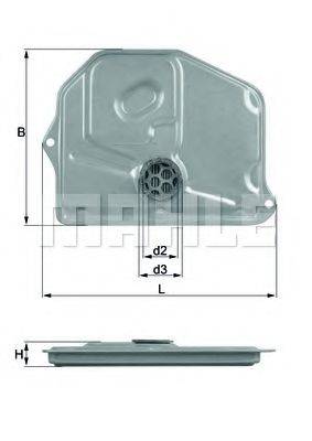 KNECHT HX45 Гідрофільтр, автоматична коробка передач