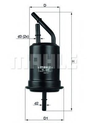 KNECHT KL488 Паливний фільтр