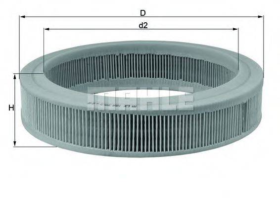 KNECHT LX108 Повітряний фільтр