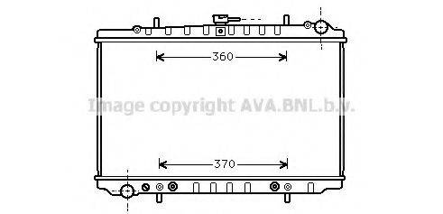 PRASCO DN2034 Радіатор, охолодження двигуна