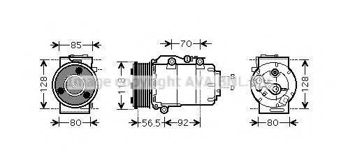 PRASCO FDK394 Компресор, кондиціонер