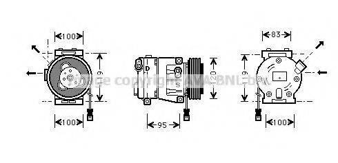 PRASCO FTK050 Компресор, кондиціонер