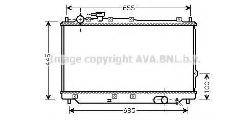 PRASCO KA2059 Радіатор, охолодження двигуна