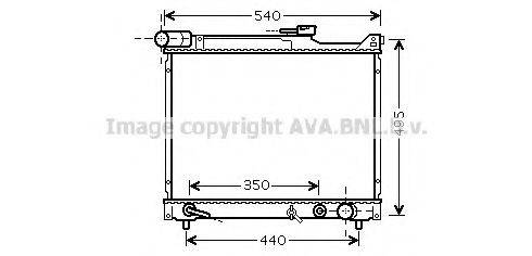 PRASCO SZ2077 Радіатор, охолодження двигуна