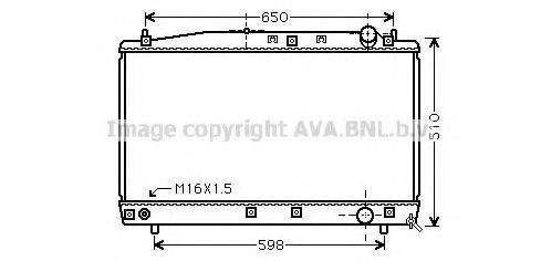 PRASCO TO2366 Радіатор, охолодження двигуна
