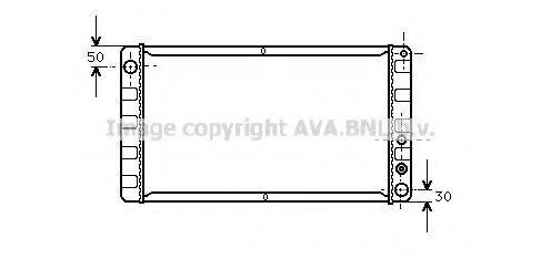 PRASCO VO2055 Радіатор, охолодження двигуна