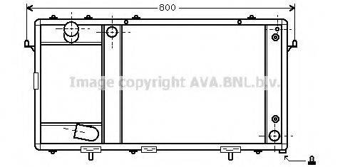 PRASCO AU2123 Радіатор, охолодження двигуна
