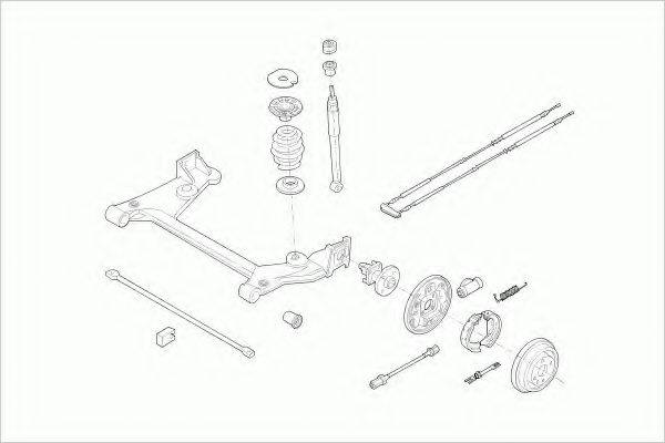 LEMFORDER OPELASTRARL004 Рульове управління; Підвіска колеса