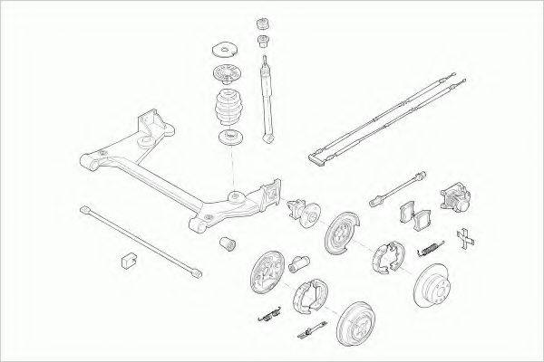 LEMFORDER OPELASTRARL012 Рульове управління; Підвіска колеса